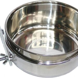 bol de hranire cu suport pentru cusca diam. 12 cm