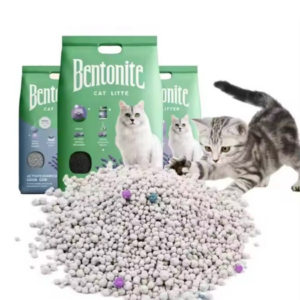 asternut pentru pisici besger cu bentonita si mar, 5 litri super absorbant si fara praf