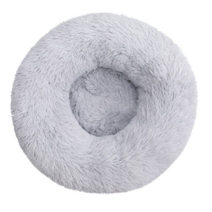 topmast culcus pufos caini / pisici 50 cm argintiu s