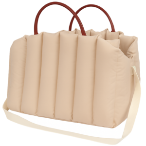 topmast geanta de calatorie pentru caini, bej stralucitor, 55 cm