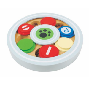 topmast iq 10 dog intelligencetoy slow feeder lemn 22 cm