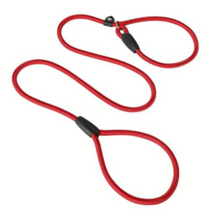 lesa slip on show leash 130 cm 10mm rosie