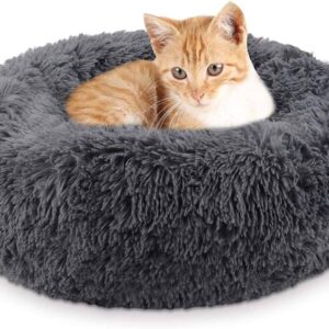 saltea pentru pisici/caini topmast donut antracit diam. 60 cm