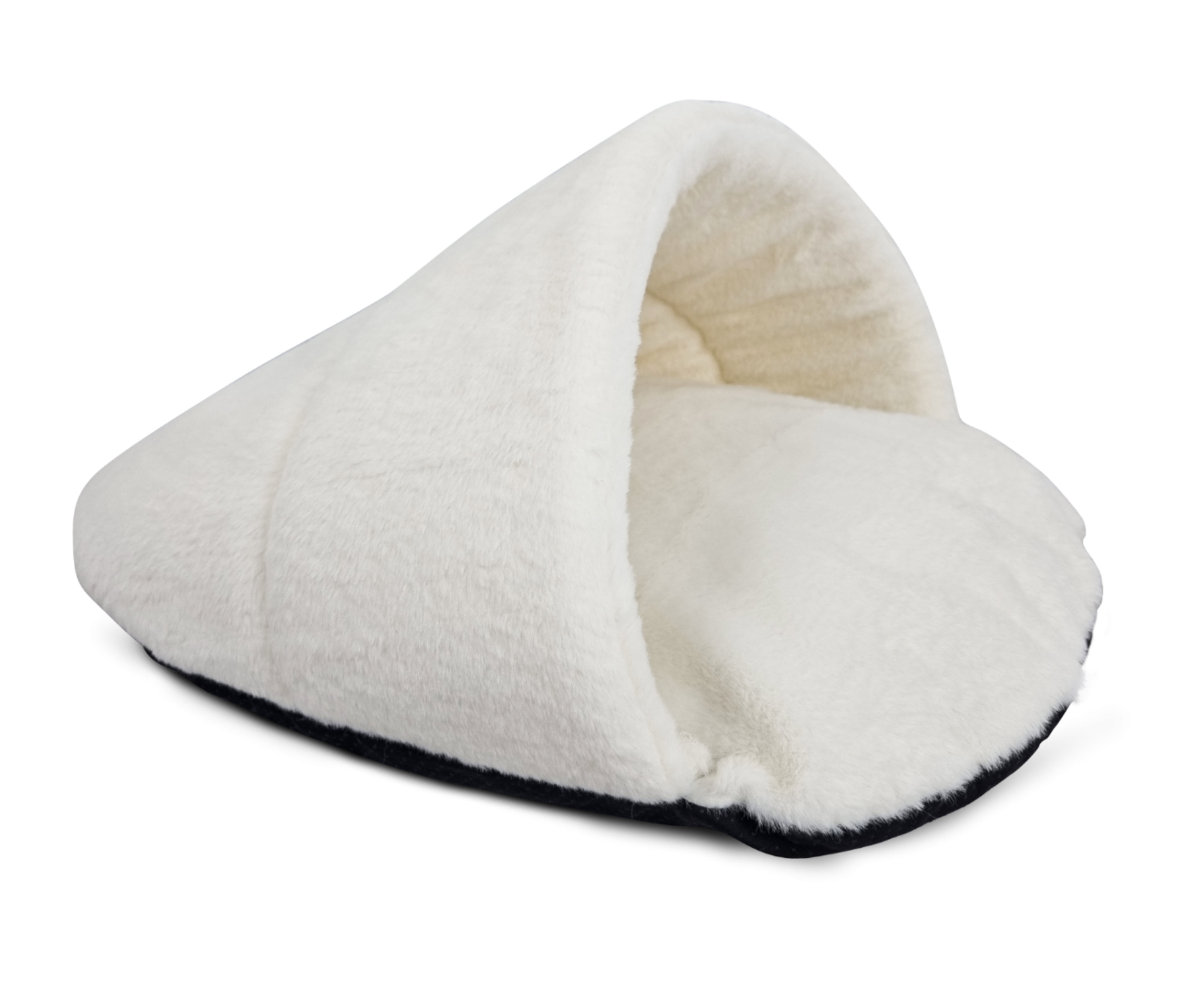cos de dormit pentru pisici topmast plush sleeper alb