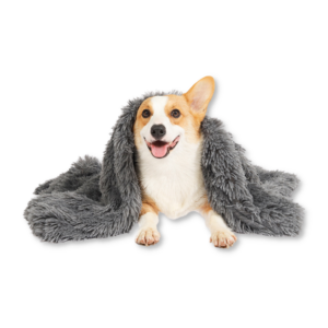 patura pufoasa gri 100 x 75 cm