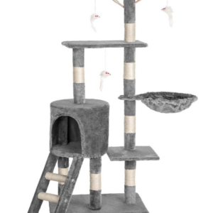 stalp de zgariat topmast sara gri 50 x 35 x 138 cm