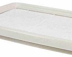 litiera din plastic pentru caini antrenament olita 65x55 cm