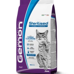 Gemon Pisici Sterilizate cu Ton și Somon 2 kg - Premium