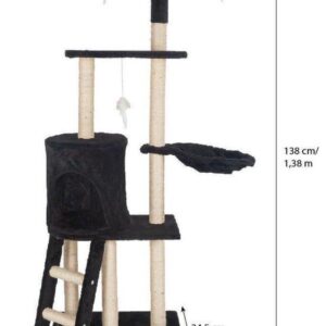 stalp-zgariat-pisici-sara-negru