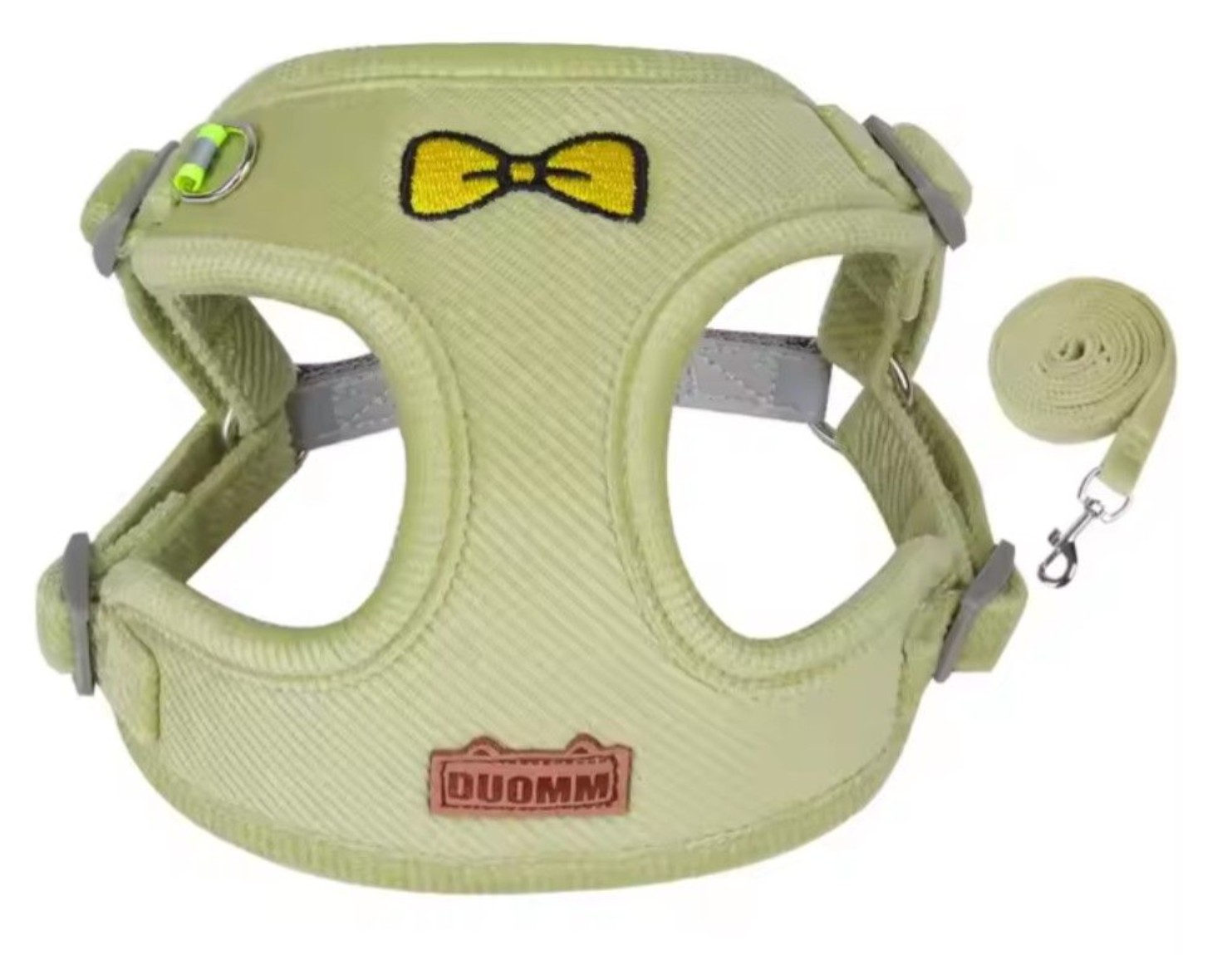 Ham pentru câini Topmast din pluș moale – Verde – Confort maxim + Lesă asortată - XL - imagine 2