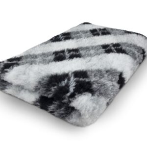 VetBed Diamant pentru câini – Negru Gri Alb – 150 x 100 cm